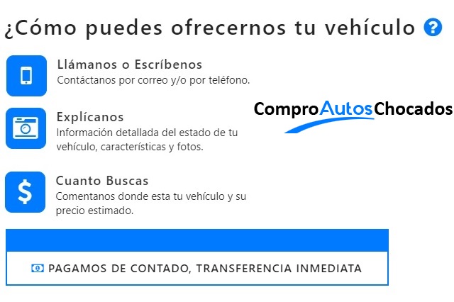 compro autos chocados 